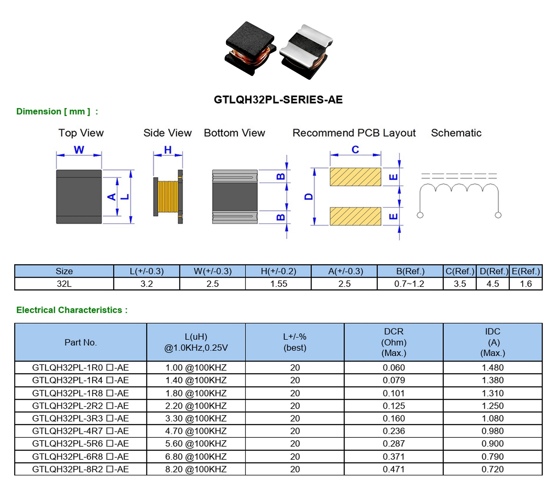 GTLQH32PL-AE 系列